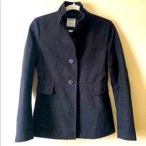 Women’s Black Peacoat
